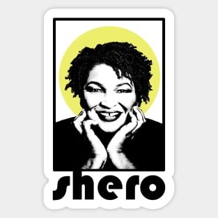 Stacey Abrams "Shero" Sticker